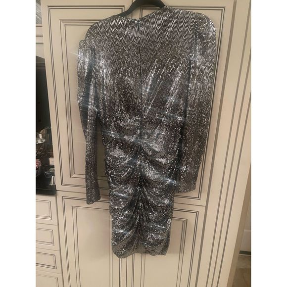 Silver BCBG Size 14 Cocktail dress - Picture 2 of 2